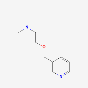 Pyridine, 3-((2-(dimethylamino)ethoxy)methyl)-