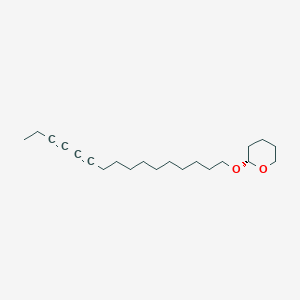 molecular formula C21H34O2 B15186199 2H-Pyran, 2-(11,13-hexadecadiynyloxy)tetrahydro- CAS No. 71673-33-1