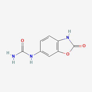 Urea, (2,3-dihydro-2-oxo-6-benzoxazolyl)-