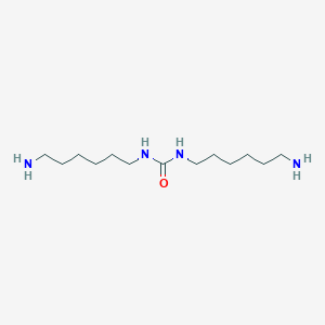 molecular formula C13H30N4O B15186321 1,3-Bis(6-aminohexyl)urea CAS No. 13176-67-5