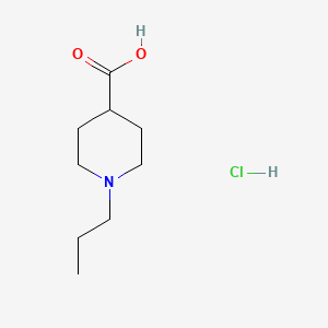 molecular formula C9H18ClNO2 B1518633 1-丙基哌啶-4-羧酸盐酸盐 CAS No. 193537-82-5