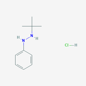 molecular formula C10H17ClN2 B1518636 1-Tert-butyl-2-phenylhydrazine hydrochloride CAS No. 1170959-33-7