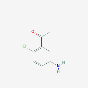 molecular formula C9H10ClNO B1518640 2-Chloro-5-aminopropiophenone 