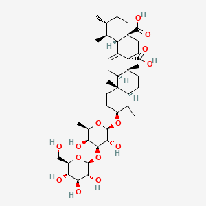 molecular formula C42H66O14 B15186418 Quinovic acid glycoside 2 CAS No. 115569-78-3