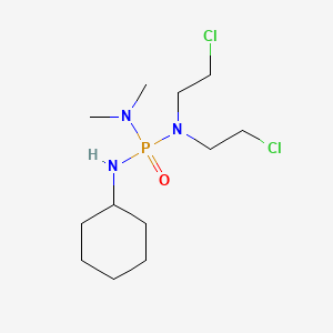 N,N-Bis(2-chloroethyl)-N''-cyclohexyl-N',N'-dimethylphosphoric triamide