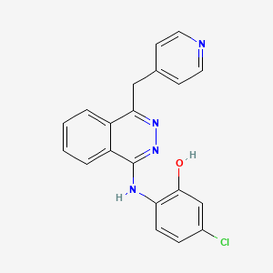 Phenol, 5-chloro-2-((4-(4-pyridinylmethyl)-1-phthalazinyl)amino)-