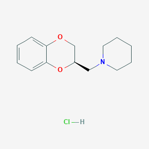 molecular formula C14H20ClNO2 B15186544 (2R)-Piperoxan hydrochloride CAS No. 62501-80-8