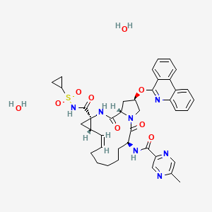 molecular formula C40H47N7O9S B1518663 帕利昔韦二水合物 CAS No. 1456607-71-8