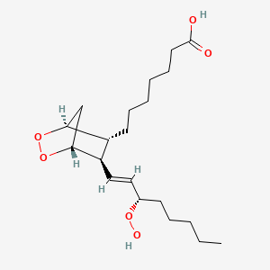 molecular formula C20H34O6 B1518672 7-[(1R,4S,5R,6R)-6-[(1E,3S)-3-过氧化氢辛-1-烯-1-基]-2,3-二氧杂双环[2.2.1]庚烷-5-基]庚酸 CAS No. 52162-11-5