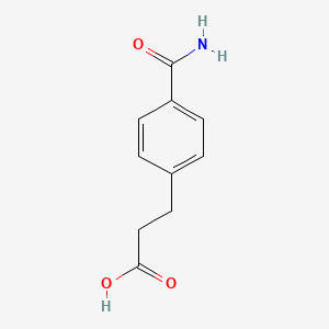 3-(4-Carbamoylphenyl)propanoic acid
