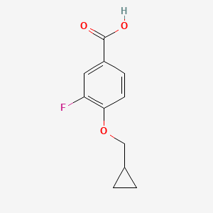 4-(Cyclopropylmethoxy)-3-fluorobenzoic acid