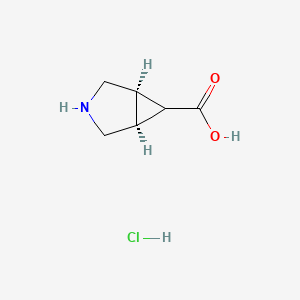 (1R,5S)-3-azabicyclo[3.1.0]hexane-6-carboxylic acid hydrochloride