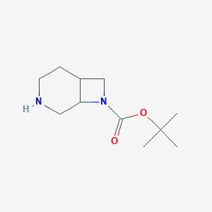 molecular formula C11H20N2O2 B1518704 叔丁基 3,8-二氮杂双环[4.2.0]辛烷-8-羧酸酯 CAS No. 848591-80-0