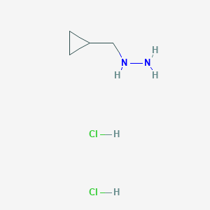 molecular formula C4H12Cl2N2 B1518708 (环丙基甲基)肼二盐酸盐 CAS No. 809282-61-9