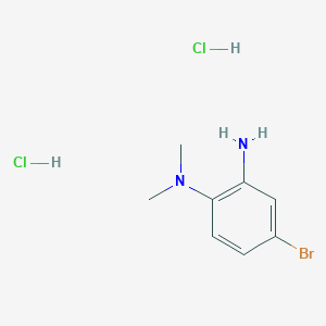 molecular formula C8H13BrCl2N2 B1518749 N-(2-amino-4-bromophenyl)-N,N-dimethylamine dihydrochloride CAS No. 1177271-06-5