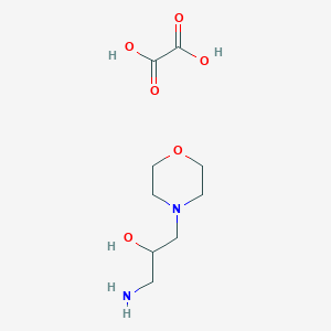 molecular formula C9H18N2O6 B1518750 1-Amino-3-morpholin-4-ylpropan-2-ol oxalate CAS No. 1078162-98-7