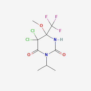 5,5-Dichloro-3-isopropyl-6-methoxy-6-(trifluoromethyl)hydrouracil