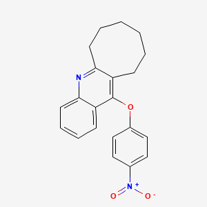 Cycloocta(b)quinoline, 6,7,8,9,10,11-hexahydro-12-(4-nitrophenoxy)-