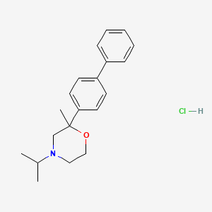 2-(1,1'-Biphenyl)-4-yl-2-methyl-4-(1-methylethyl)morpholine hydrochloride