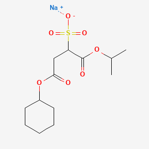 Butanedioic acid, sulfo-, 4-cyclohexyl 1-(1-methylethyl) ester, sodium salt