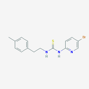 molecular formula C15H16BrN3S B15187602 3X8QW8Msr7 CAS No. 284040-61-5