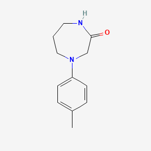 molecular formula C12H16N2O B1518761 4-(4-甲基苯基)-1,4-二氮杂环-2-酮 CAS No. 1087784-39-1