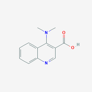 molecular formula C12H12N2O2 B1518764 4-(Dimethylamino)quinoline-3-carboxylic acid CAS No. 933694-11-2