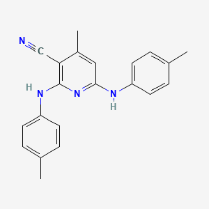 4-Methyl-2,6-bis-toluylaminonicotinonitrile