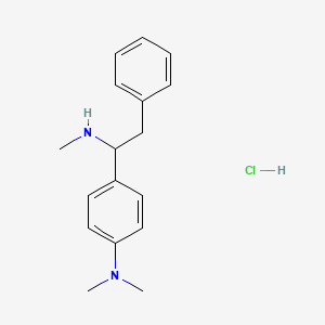 alpha-(p-Dimethylaminophenyl)-N-methylphenethylamine hydrochloride