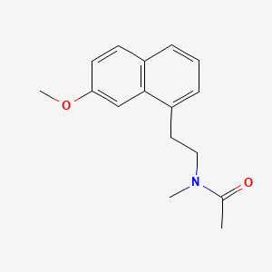 Acetamide, N-(2-(7-methoxy-1-naphthalenyl)ethyl)-N-methyl-