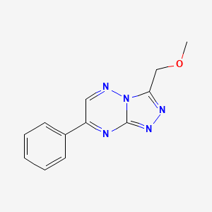 1,2,4-Triazolo(4,3-b)(1,2,4)triazine, 3-(methoxyphenyl)-7-phenyl-