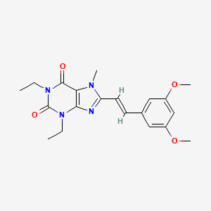 (E)-8-(3,5-Dimethoxystyryl)-1,3-diethyl-7-methylxanthine