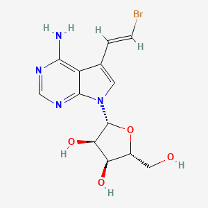 2-(4-Amino-5-(2-bromo-vinyl)-pyrrolo(2,3-d)pyrimidin-7-yl)-5-hydroxymethyl-tetrahydro-furan-3,4-diol