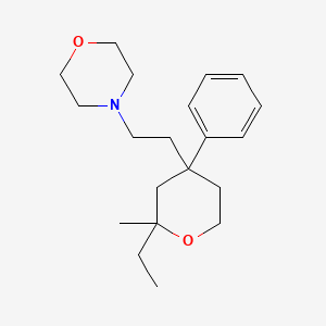 4-(2-(2-Ethyltetrahydro-2-methyl-4-phenyl-2H-pyran-4-yl)ethyl)morpholine