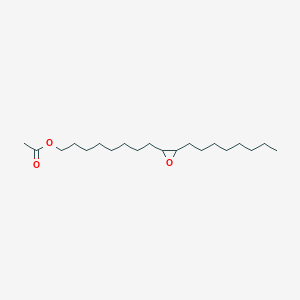 molecular formula C20H38O3 B15187836 9,10-Epoxy-1-octadecanol acetate CAS No. 14235-43-9