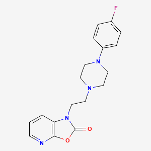 Oxazolo(5,4-b)pyridin-2(1H)-one, 1-(2-(4-(4-fluorophenyl)-1-piperazinyl)ethyl)-