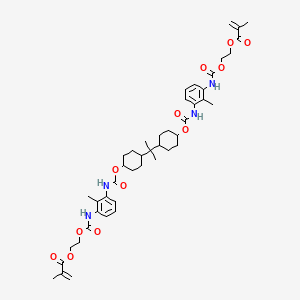 (1-Methylethylidene)bis(4,1-cyclohexanediyloxycarbonylimino(methyl-3,1-phenylene)iminocarbonyloxy-2,1-ethanediyl) bismethacrylate