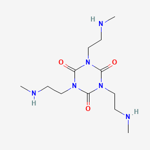 1,3,5-Triazine-2,4,6(1H,3H,5H)-trione, 1,3,5-tris(2-(methylamino)ethyl)-