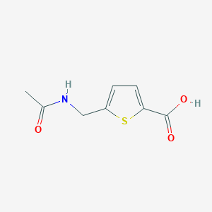 molecular formula C8H9NO3S B1518797 5-(Acetamidomethyl)thiophene-2-carboxylic acid CAS No. 1114822-83-1
