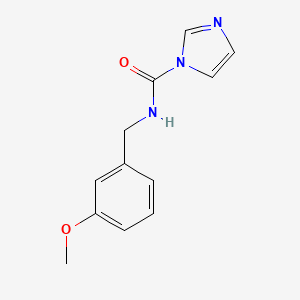 molecular formula C12H13N3O2 B1518805 N-(3-methoxybenzyl)-1H-imidazole-1-carboxamide CAS No. 1087792-36-6