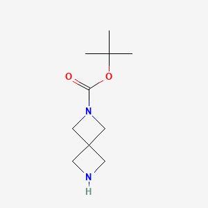 molecular formula C10H18N2O2 B1518811 叔丁基2,6-二氮杂螺[3.3]庚烷-2-羧酸酯 CAS No. 1041026-70-3