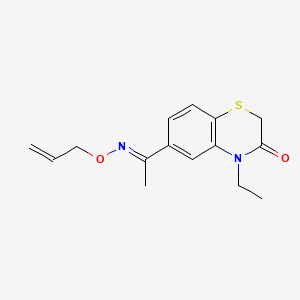 4-Ethyl-6-(1-((2-propenyloxy)imino)ethyl)-2H-1,4-benzothiazin-3(4H)-one