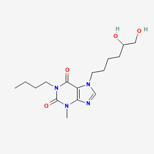 3,7-Dihydro-1-butyl-7-(5,6-dihydroxyhexyl)-3-methyl-1H-purine-2,6-dione