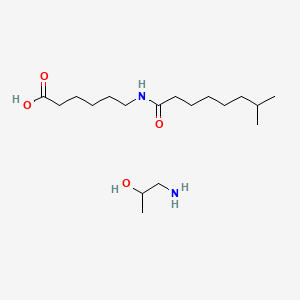 1-Aminopropan-2-ol;6-(7-methyloctanoylamino)hexanoic acid