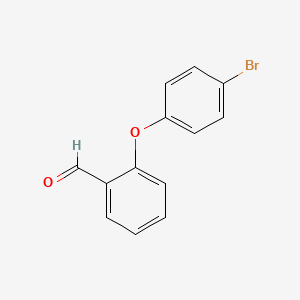 molecular formula C13H9BrO2 B1518834 2-(4-溴苯氧基)苯甲醛 CAS No. 364323-77-3