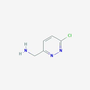 molecular formula C5H6ClN3 B151884 (6-氯哒嗪-3-基)甲胺 CAS No. 871826-15-2