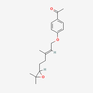 (E)-1-(4-((5-(3,3-Dimethyloxiranyl)-3-methyl-2-pentenyl)oxy)phenyl)ethanone