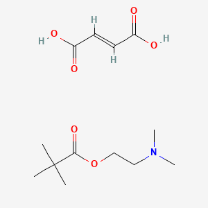 (E)-but-2-enedioic acid;2-(dimethylamino)ethyl 2,2-dimethylpropanoate