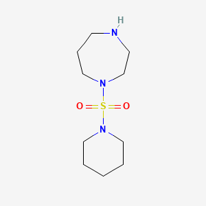 molecular formula C10H21N3O2S B1518849 1-(1-Piperidinylsulfonyl)-1,4-diazepane CAS No. 1038273-91-4