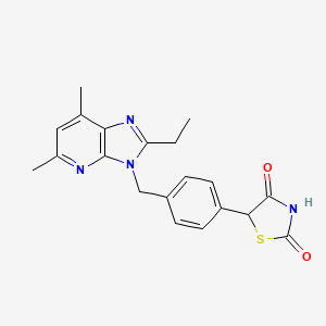 molecular formula C20H20N4O2S B15188512 Syv9LY41GY CAS No. 849419-55-2